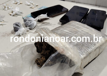 Quatro suspeitos são presos com droga na zona leste de PVH.