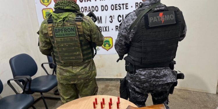 OPERAÇÃO DA POLICIA MILITAR APREENDE ARMAS DE FOGO NA REGIÃO DE CABIXI