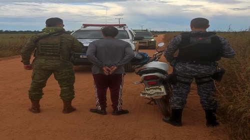 FORAGIDO DA JUSTIÇA DE COLORADO É RECAPTURADO PELA POLÍCIA MILITAR EM PIMENTEIRAS