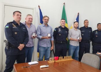 VISITA INSTITUCIONAL DO COMANDANTE-GERAL DA PM AO PREFEITO DE VILHENA