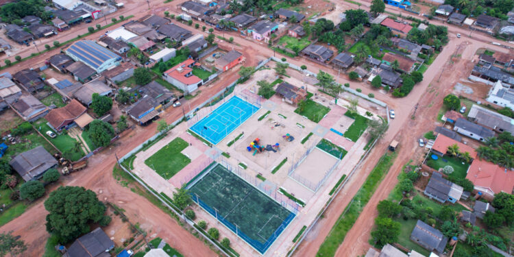 Governo de RO entrega obra de revitalização da praça pública do distrito de Nova Califórnia, na sexta-feira, 17