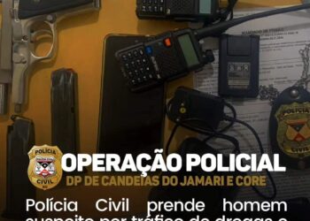 Polícia Civil prende homem suspeito por tráfico de drogas e homicídio em Porto Velho