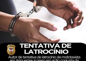 Autor de tentativa de latrocínio de mototaxista em Ariquemes é preso em ação conjunta da PC/RO e PC/MT