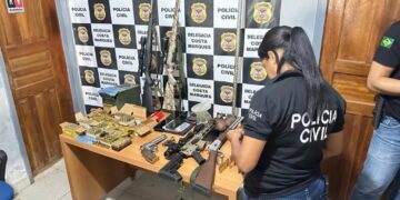 POLÍCIAOPERAÇÃO ASGARD: Arsenal é localizado em residência e três são presos