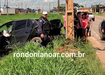 Acidente de trânsito na BR-364 em Porto Velho