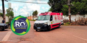 Acidente de trânsito motociclista é socorrido a UPA SUL