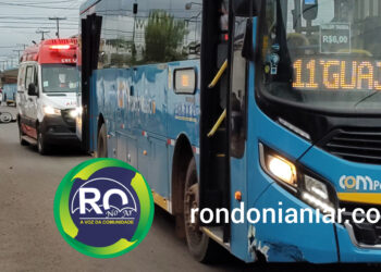 Motoboy é atropelado por ônibus