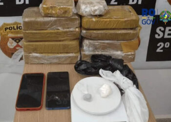 Polícia Civil de Rondônia Apreende 8kg de drogas e prende foragido da justiça