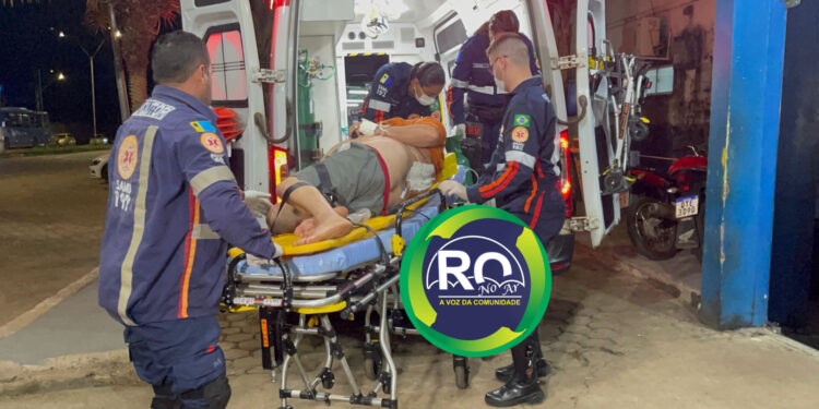 Covardes: Homem é baleado nas costas e socorrido ao JPII