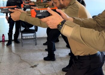 Agentes de Trânsito de Porto Velho são capacitados para uso de armas menos letais