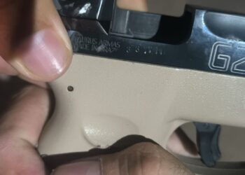 1º BATALHAO DA POLICIA MILITAR APREENDE UMA ARMA CAL 9MM E UM VEÍCULO SUSPEITO DE PARTICIPAR DE UM SUPOSTO SEQUESTRO