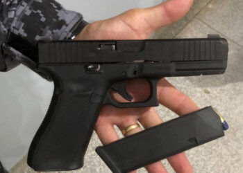 Policial penhora arma de fogo por R$ 4.000,00 e agiota e preso