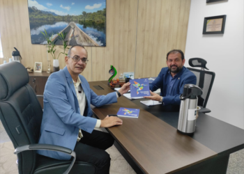 Deputado Laerte Gomes recebe presidente do CRECI-RO
