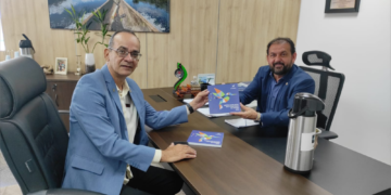 Deputado Laerte Gomes recebe presidente do CRECI-RO