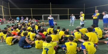 Programa Talentos do Futuro realiza reposição de materiais esportivos e palestras nos distritos do eixo da BR-364