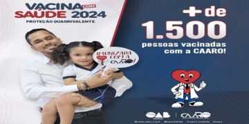 CAARO ultrapassa a marca de 1.500 pessoas vacinadas durante campanha de imunização em Rondônia