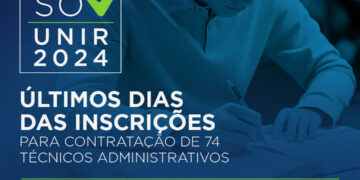 Último dias para as inscrições do concurso público para contratação na Universidade Federal de Rondônia (UNIR).