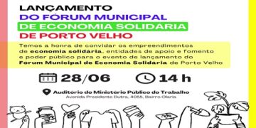Lançamento do Fórum Municipal de Economia Solidária acontece nesta sexta-feira (28)
