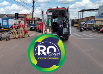 Mulher é atropelada na faixa de pedestre