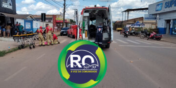 Mulher é atropelada na faixa de pedestre