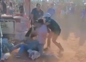 Briga: Cavalgada em Candeias do Jamari ” confusão veja o vídeo”