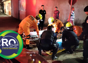 VEJA O VÍDEO: Casal em motocicleta colide com carro na zona sul de PVH