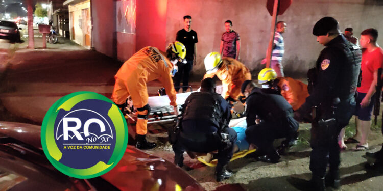 VEJA O VÍDEO: Casal em motocicleta colide com carro na zona sul de PVH