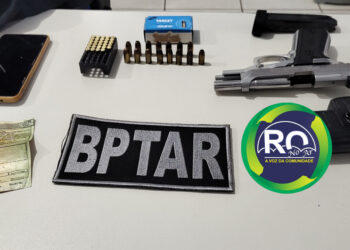 BPTAR: Foragido da justiça e preso armado na zona sul de PVH