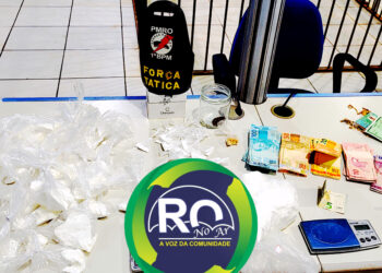 FORÇA TÁTICA: Fecha ponto de distribuição de droga na zona leste