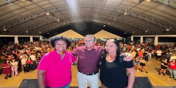 Sílvia Cristina participa das festividades de emancipação em São Felipe do Oeste, Parecis e Nova União