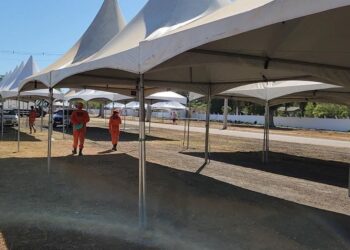 Corpo de Bombeiros vistoria estrutura do Flor do Maracujá e reforça segurança para o tradicional arraial