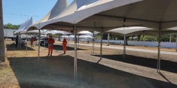Corpo de Bombeiros vistoria estrutura do Flor do Maracujá e reforça segurança para o tradicional arraial