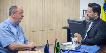 Delegado Camargo recebe visita do Arcebispo de Porto Velho Dom Roque Paloshi