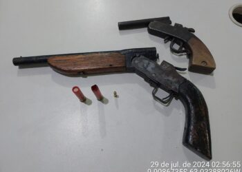 PM APREENDE DUAS ARMAS DE FOGO EM UM BAR
