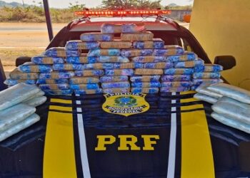 Em Porto Velho/RO, PRF intercepta quase 60 kg de cocaína e maconha em ônibus