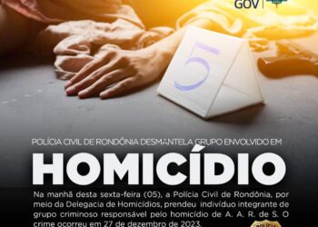 POLÍCIA CIVIL DE RONDÔNIA DESMANTELA GRUPO ENVOLVIDO EM HOMICÍDIO