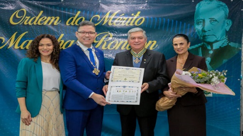 Governo de RO homenageia desembargador do Judiciário com a Medalha Mérito Marechal Rondon