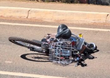 Ciclista morre ao ser atropelado por Mercedes conduzido por jovem