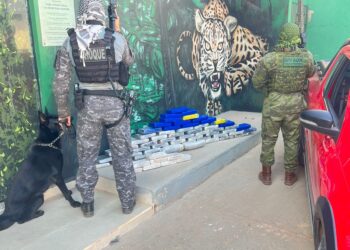 PROTETOR DAS FRONTEIRAS: POLÍCIA MILITAR APREENDE VEÍCULO E APROXIMADAMENTE 70 QUILOS DE ENTORPECENTES