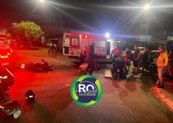 Motociclista é carona ficam feridos em grave acidente de trânsito