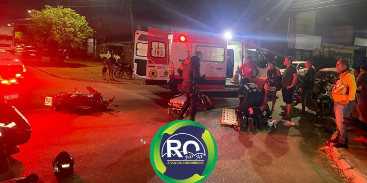 Motociclista é carona ficam feridos em grave acidente de trânsito
