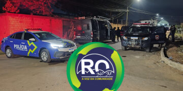 VEJA O VÍDEO: Mulher fugiu de dentro da residência após homem atirar várias vezes e o BOPE inicia negociação