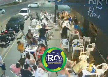 Veja o vídeo no momento exato da execução de um homem em bar em PVH