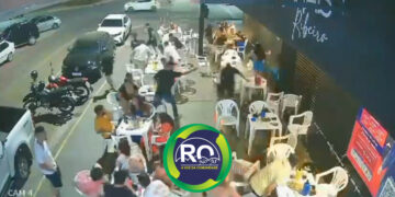 Veja o vídeo no momento exato da execução de um homem em bar em PVH