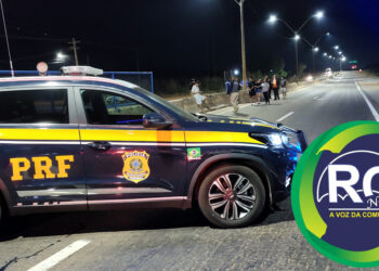 Atualização: Veja o vídeo Motociclista colide com mureta na BR-364 em PVH