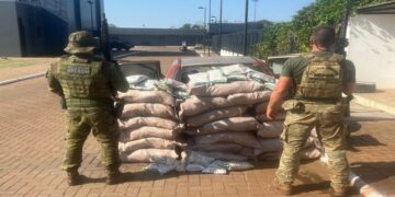 PF e BPFRON/PMPR apreendem veículo carregado com 400 kg de agrotóxicos