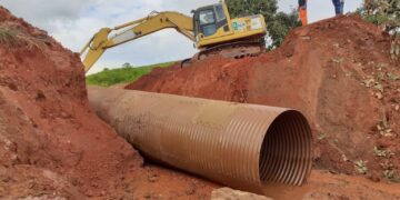 Alan Queiroz solicita a instalação de tubos corrugados no distrito de Extrema