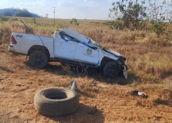 Grave acidente na BR 364 envolve veículo oficial da Prefeitura de Ji-Paraná e deixa sete feridos