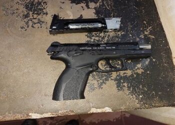 POLÍCIA MILITAR DETÉM SUSPEITO DE DISPARO DE ARMA DE FOGO EM VIA PÚBLICA