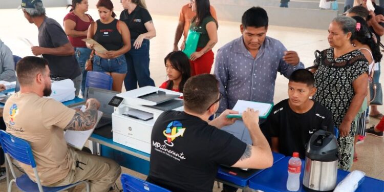 Comunidades indígenas recebem atendimento do MP Itinerante em Nova Mamoré